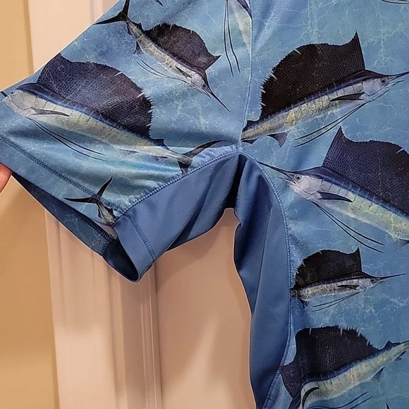 Reel Legends Reel-Tec Activewear/Sportswear Polo Shirt Size XXL - Picture 6 of 7